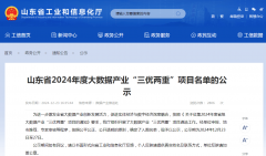 喜信丨山东仁科入选2024年度大数据财产“三优两